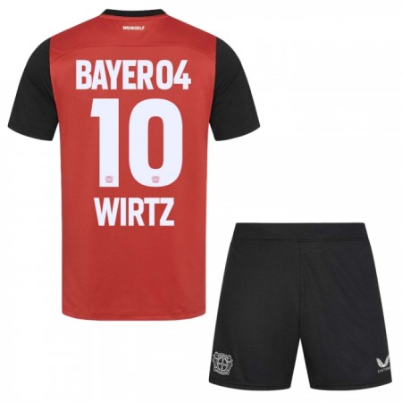 Camiseta de fútbol Bayer 04 Leverkusen Florian Wirtz 10 Niño 1ª equipación 2024-25 Camiseta de fútbol Bayer 04 Leverkusen Florian Wirtz 10 Niño 1ª equipación 2024-25